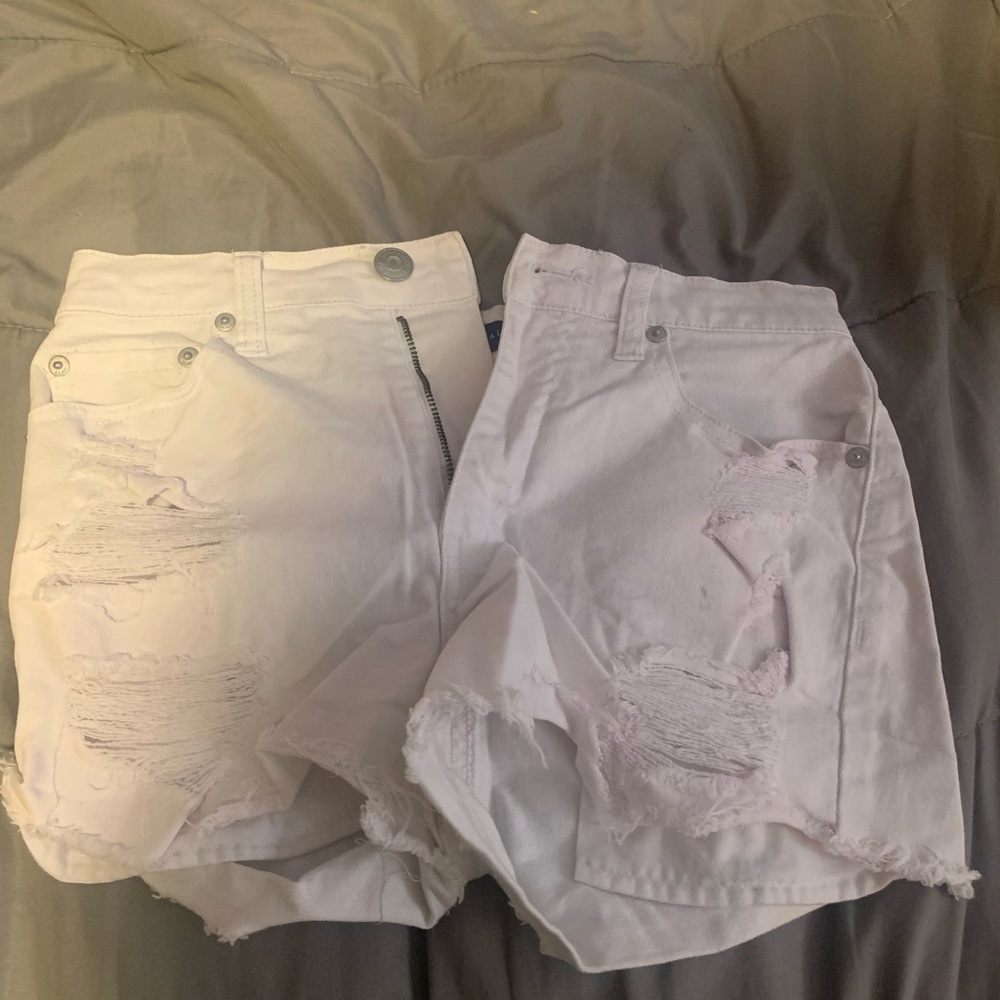 white shorts